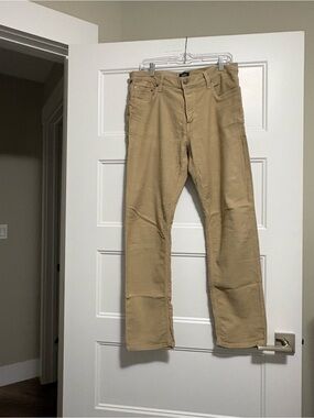 Citizens Of Humanity Tan Straight-Leg โThe Alderโ Sz 33